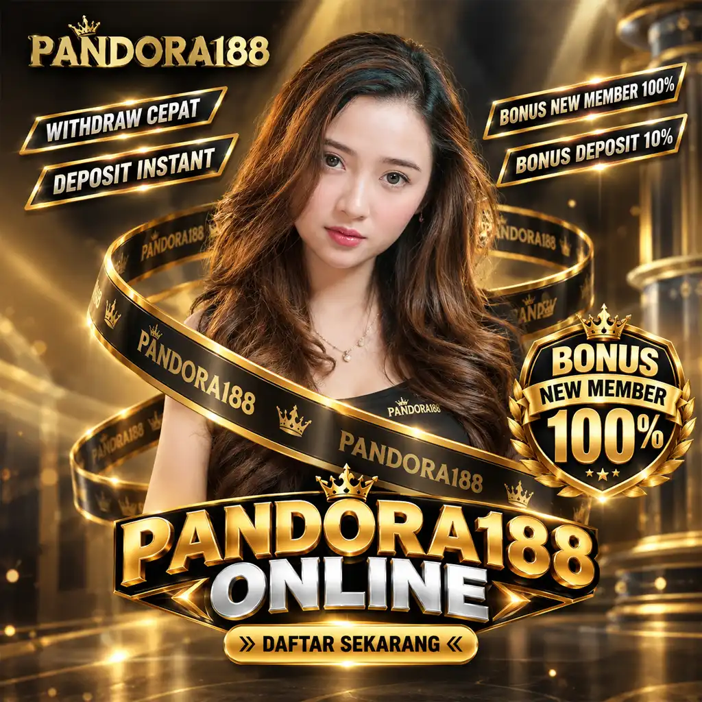 Ilustrasi Pandora188 bernuansa emas